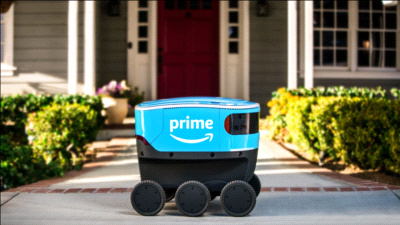 Amazon sperimenta un robot per le sue consegne